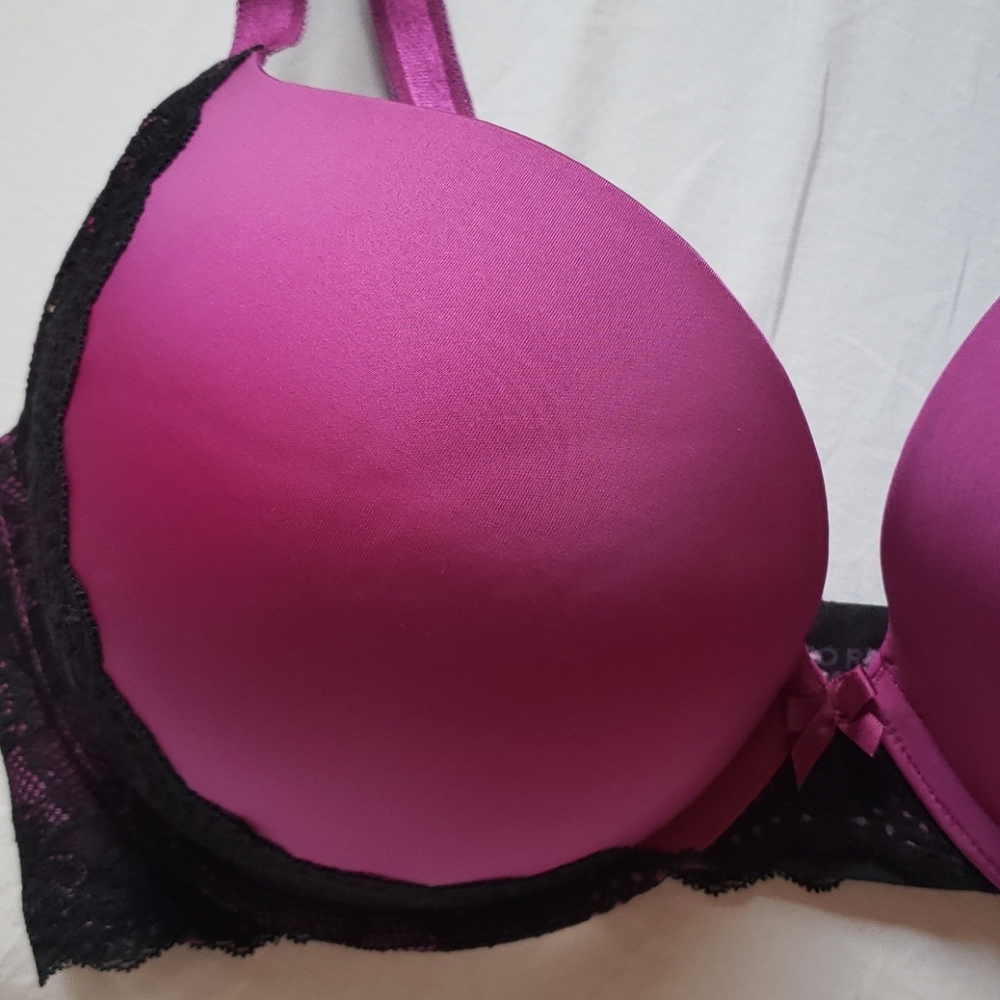 EUC Torrid Plus Size Bra Bundle 1 charcoal, 1 purple, 1 coral - Picture 5 of 7